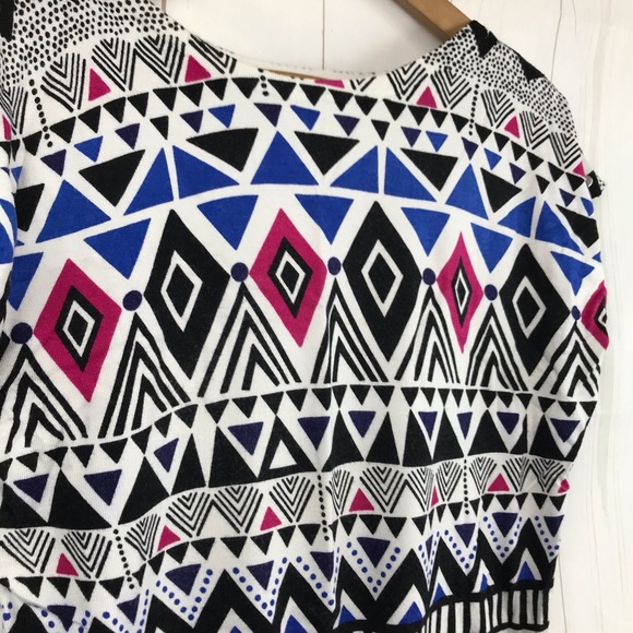 Josep A Tribal White Sleeveless Top Size L - Picture 3 of 6